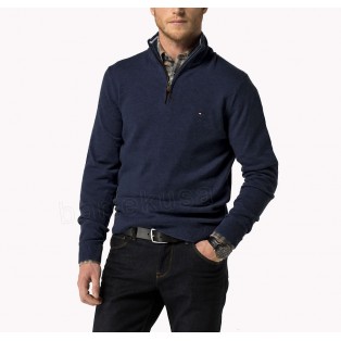 Tommy Hilfiger Sweter Meski - Half Zip 